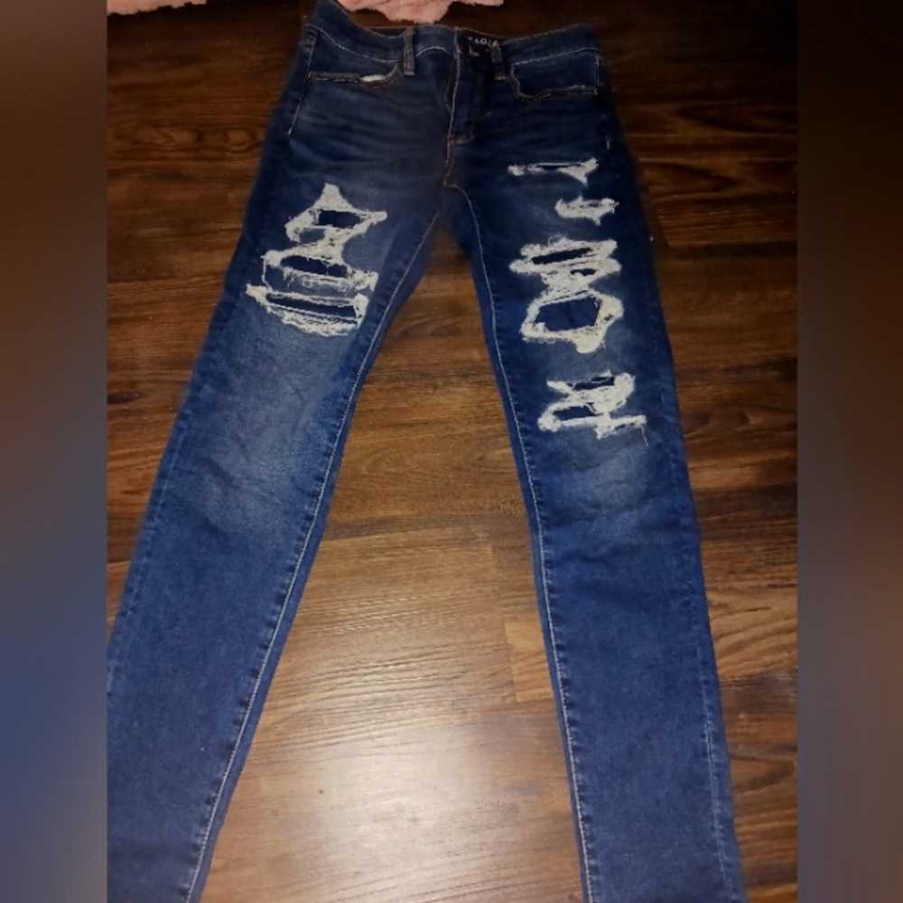 AMERICAN EAGLE 6L 6 LONG HIGH RISE JEGGINGS LEGGINGS NWT JEANS